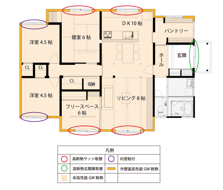 リフォーム　舞鶴　福知山　断熱