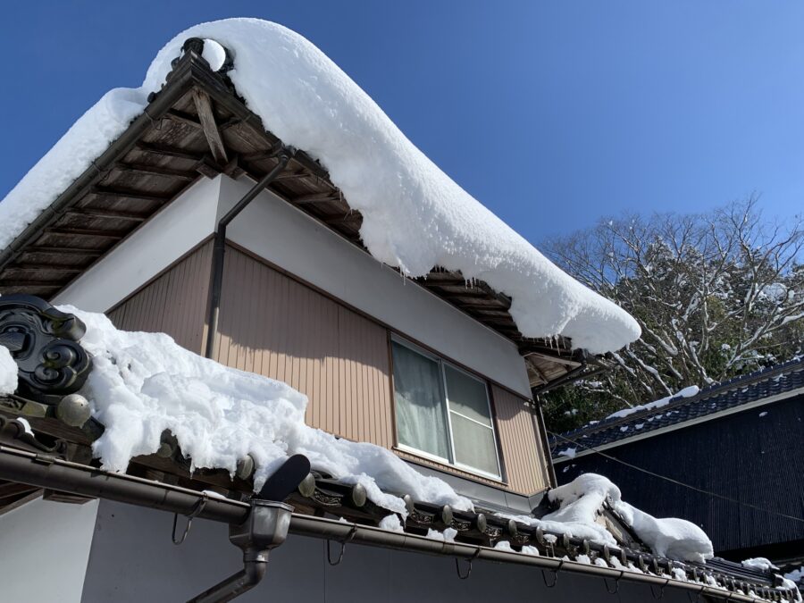 雪　屋根　舞鶴　福知山